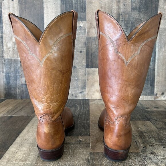 El Dorado Vintage Handmade Western Cowboy Boots Mens 10 D - Picture 8 of 12